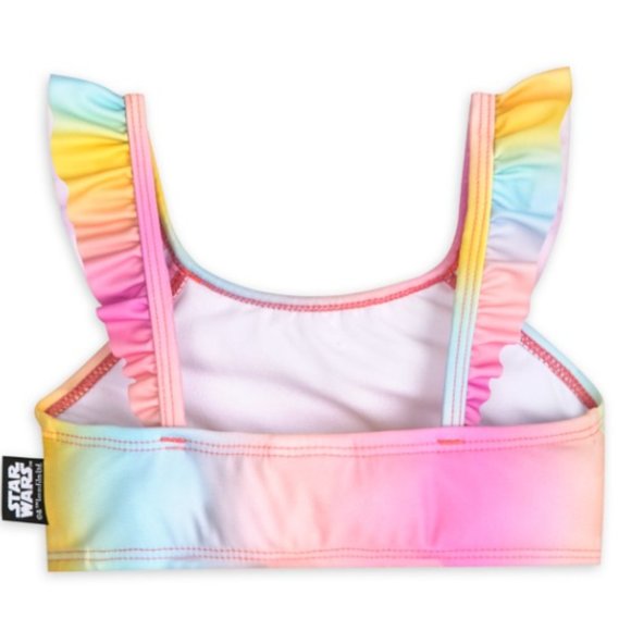Disney Star Wars: The Mandalorian Grogu Kids Swimsuit Top, Size 3, Pastel Color - Picture 2 of 4